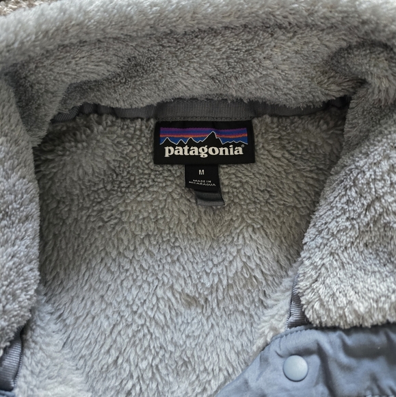 Patagonia Women's Re-tool Snap-T Fleece Pullover Grey Medium - Picture 4 of 6